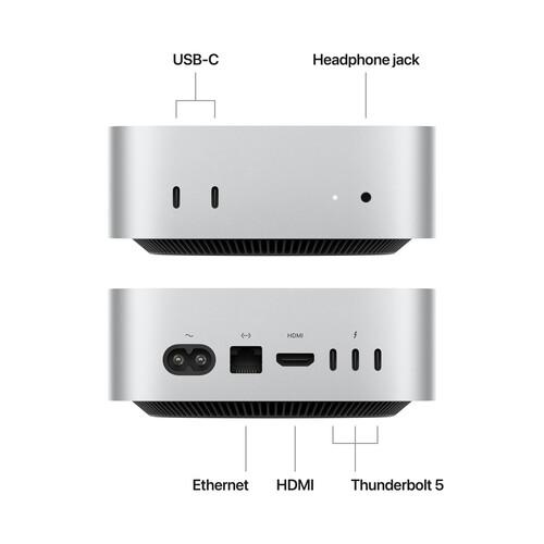 Apple Mac mini M4 Pro de 14 núcleos, 48GB Unificada, 1TB SSD, GPU Apple Mac mini M4 Pro de 14 núcleos, 48GB Unificada, 1TB SSD, GPU